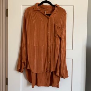 Free people flowy blouse top